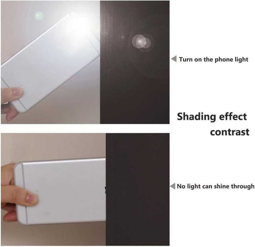 INtex CURTAINS HOUSE 100% Blackout Curtains - Double Layer Drapes for Full Darkness & Energy Saving Blocking Window Panels for Bedroom, Living Room & Office Grey 150W X 260L CM