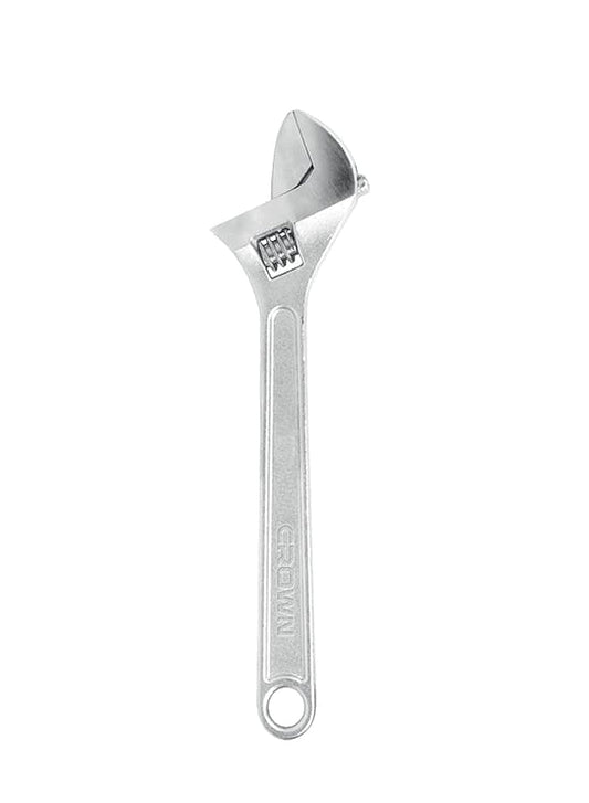 Crown Tools Adjustable Wrench, 300 mm Length