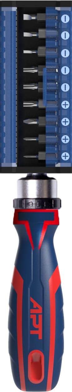 APT 37pcs Ratchet Screwdriver Set