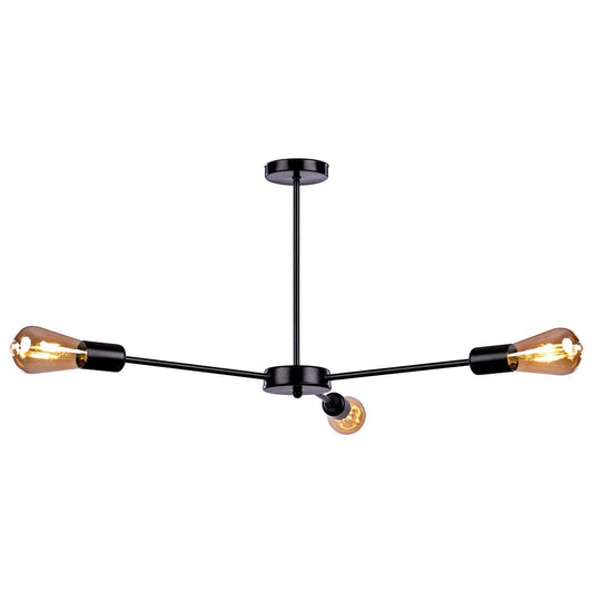 Nagafa shop mb-3 high quality modern design ceiling lamp for living room, bedroom, or hall - black