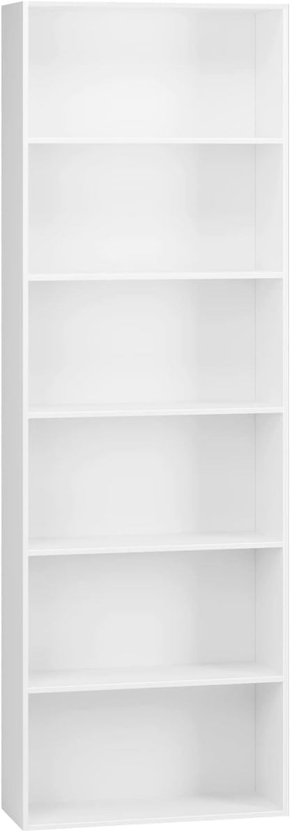 2-Tier Cube Bookcase, Small Storage and Book Organizer, Compact Two-Cube Shelf in White Finish, Perfect for Desktop or Floor Use in any Room or Office Setting