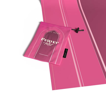 Al-Taqwa Waterproof Prayer Mat, a Durable Rug in Pink made from Easy-to-Clean Material, 68x117 cm, for Comfortable Prayer, a Portable Salah Mat Ideal for Outdoor, Indoor, and Travel