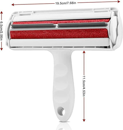 Whioltl Pet Hair Remover Roller, Reusable Washable Animal Hair Removal Brush for Dogs and Cats, Easy to Self Clean the Pet Fur from Carpet, Furniture, Sofa, Rugs, Laundry, Clothes and Bedding