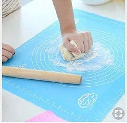Silicone baking mat for pastry rolling with measurements 40x50