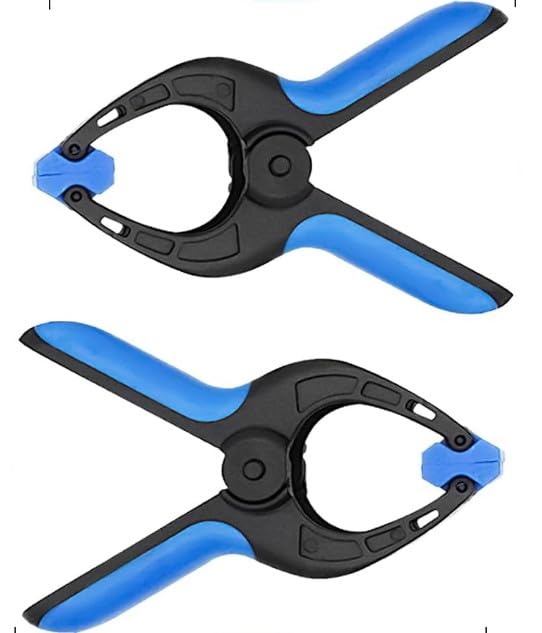 6” Spring Clamp set of 2, Heavy Duty Spring Clips for Woodwork طقم مشبك كلامب 2 قطع 6بوصة by circle tools