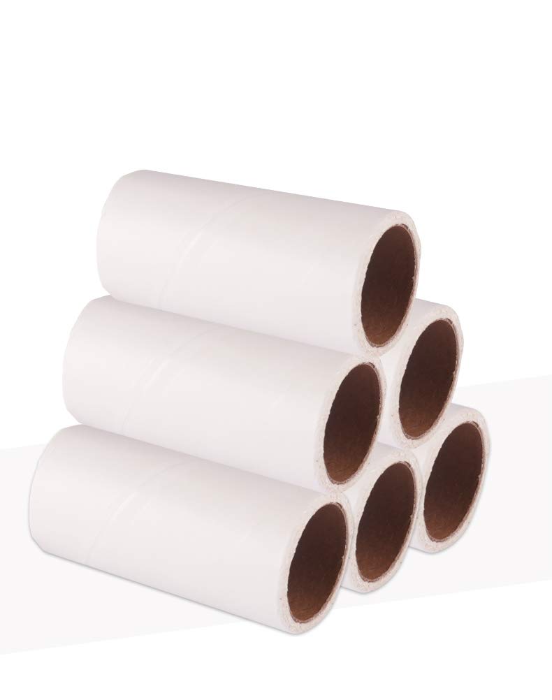 GOZAR 6 Pcs Lint Rollers Refill Sticky Hair Removal Brush for Pet Hair Remover Suitable for Pets or Daily Use-10cm