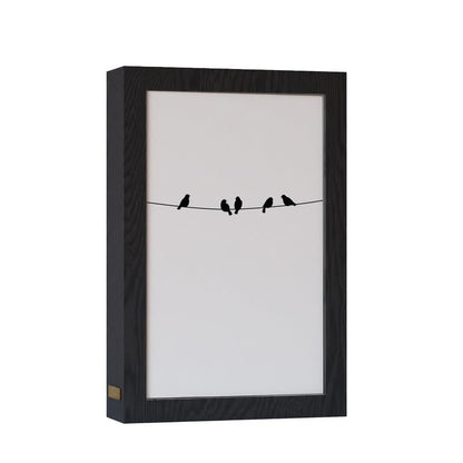 Natrual Wood 2 In 1 Photo Lighting Frame