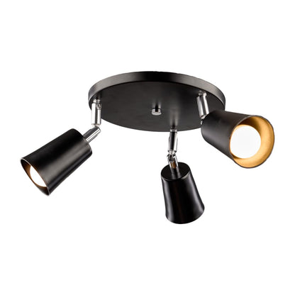 Nagafa Shop SL-SGY1-CSpotlights, Black/Silver