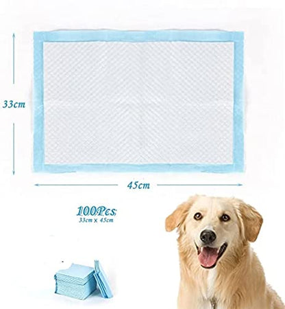 Pet Pee Pads, Dog Training Pee Pads, ATDONE Disposable Healthy Nappy Mat For Dog Cat, Keep Healthy Clean Odor Eliminating Super Absorbent Leak proof pads (XL - 60x90 20PCS Blue)