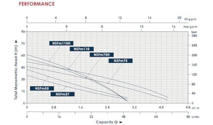 APT NSFM75 46M jet pump single phase 1hp 1''/1'' Self Priming Water Motor Single HP