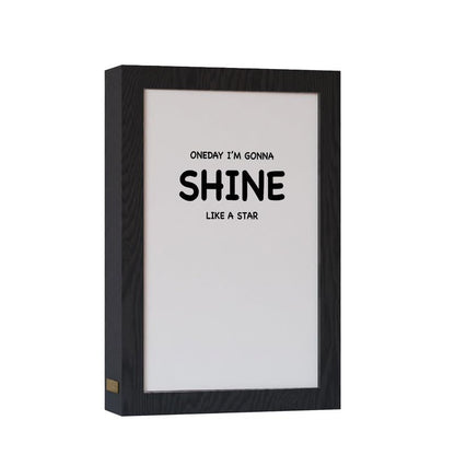 Natrual Wood 2 In 1 Photo Lighting Frame