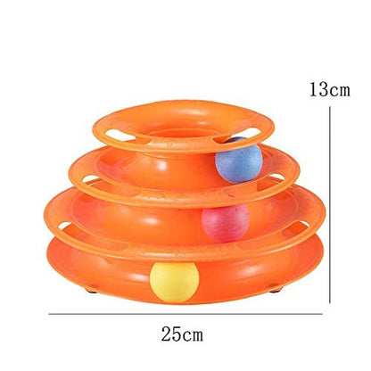 Sunshine-Shop 3-Layer Tower Pet Play Toy