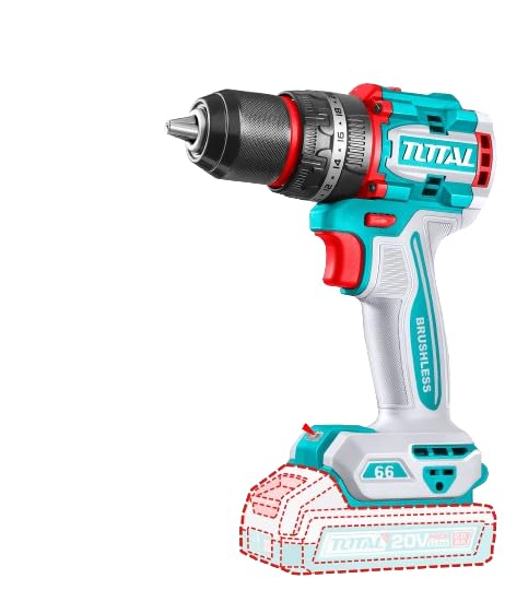 Compact Brushless Cordless Impact Drill 20V 66NM TIDLI206681