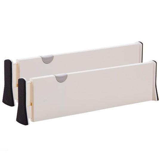 2 Pack Organizer Separators Expandable, Adjustable Drawer Dividers, Organizer Separators, Adjustable Dresser Drawer Organizers, for Office, Kitchen, Drawer, Bathroom, Bedroom, Dresser Storage, 2pcs