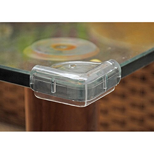 WINOMO Baby Protection Edge Protection Corner Protection Table Cushion Table Corner Protector Silicone Bumper Protection - 4 Pieces