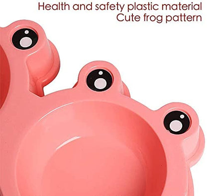 Double Dog Cat Bowls Premium Stainless Steel Pet Bowls with No-Slip Stainless Steel Cute Modeling Pet Food Water for Feeder Dogs Cats Rabbit and Pets (Pink)