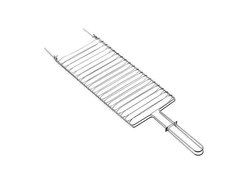 Stainless Steel Barbecue Grill – Perfect for Appetizers, Vegetables, Fish, and Small Cuts, Durable and Easy to Clean, 56 x 17.6 cm