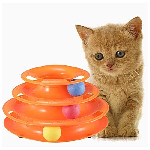 Sunshine-Shop 3-Layer Tower Pet Play Toy