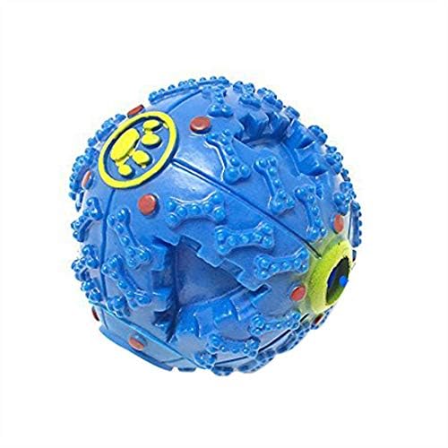 Foodie Puppies Blue Dog Treat Squeaky Dispenser Ball