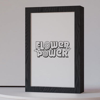 Natrual Wood 2 In 1 Photo Lighting Frame