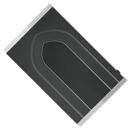 Al-Taqwa Velvet Prayer Mat, a Luxurious Islamic Rug in Grey made from Soft Velvet Material, 68x117 cm, for Comfortable Prayer and Meditation, Ideal for Home, Mosque, or Travel Use