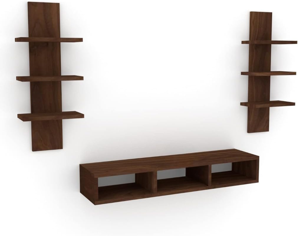 Wooden Bookcase for Kids with 5 Sections, Decorative Storage Unit and Floor Standing File Cabinet for Study or Playroom, 80cm Tall in Beige Manufactured Wood