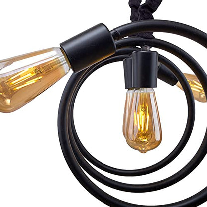 Black modern ceiling lamp k1019