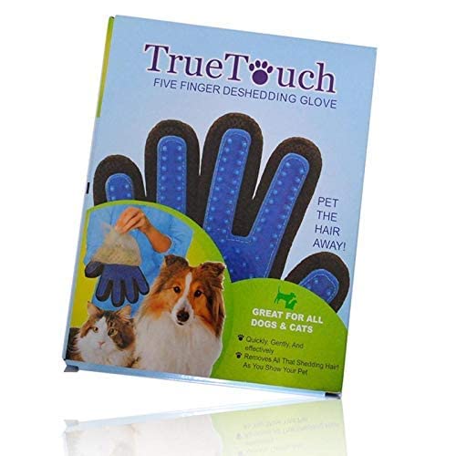 Comfortable Pet Grooming Glove Gentle Deshedding Brush Gloves Massage Tool for Dog Cat