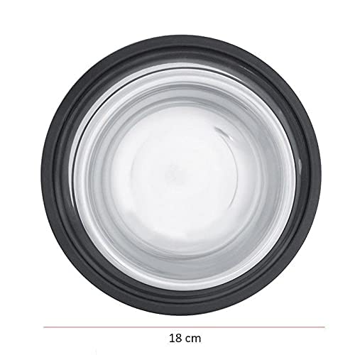 Chong chong baobel stainless steel food bowel feeder water dish bowl for pet dogs cat (18cm)