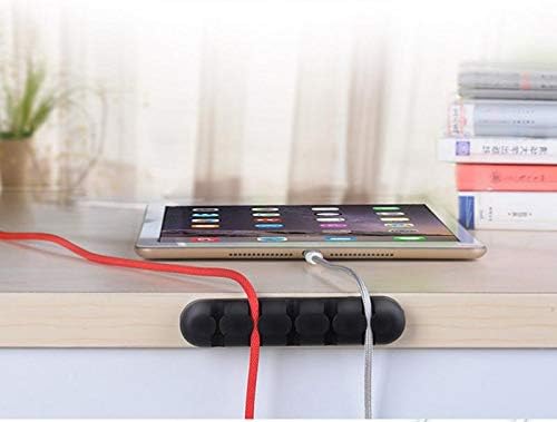 1 Piece Adhesive Silicone Cable Management Winder Earphone Organizer Charging Cords Storage Mouse Wire Holder Clip