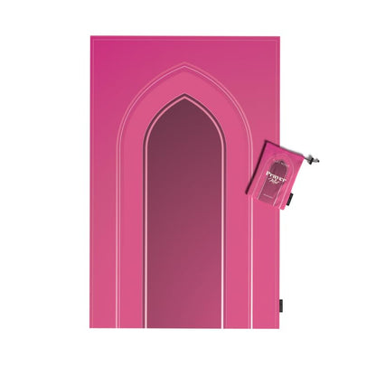 Al-Taqwa Waterproof Prayer Mat, a Durable Rug in Pink made from Easy-to-Clean Material, 68x117 cm, for Comfortable Prayer, a Portable Salah Mat Ideal for Outdoor, Indoor, and Travel