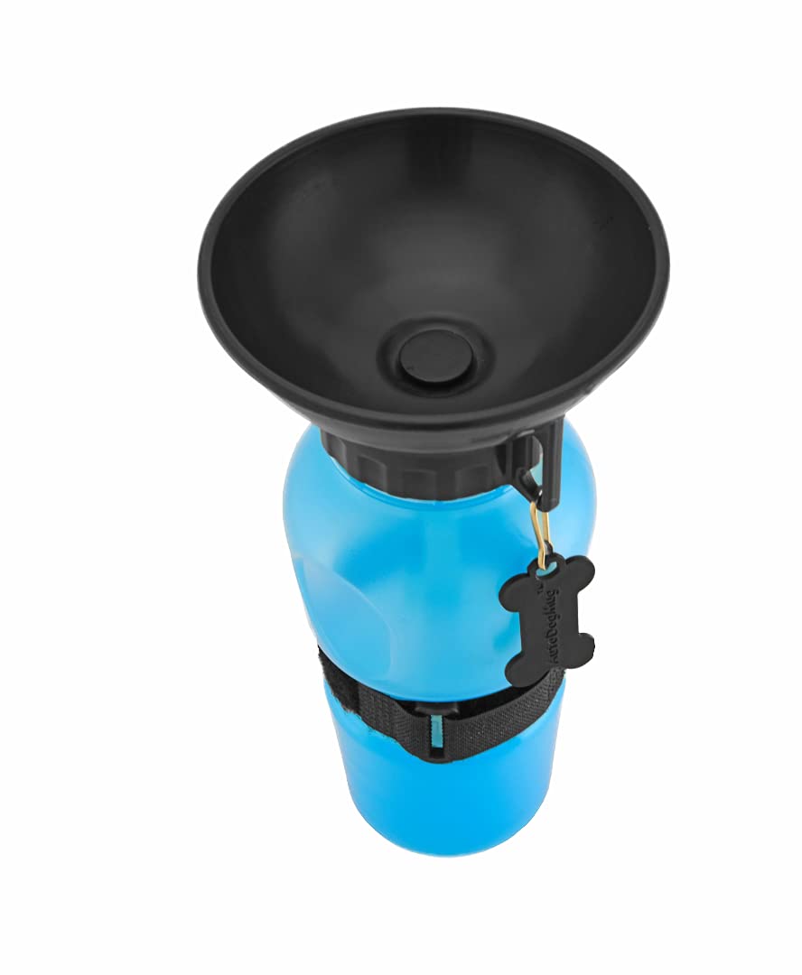 huaxin Highwave AutoDogMug Portable Dog Water Bottle & Bowl, 20-oz bottle