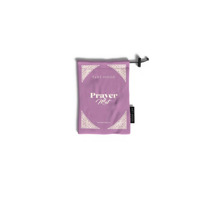 Al-Qubba Portable Prayer Mat, a Waterproof and Lightweight Travel Rug, Compact and Foldable to Pocket Size, Pastel Purple, a perfect Janamaz for Muslim Prayer (Salah) anywhere