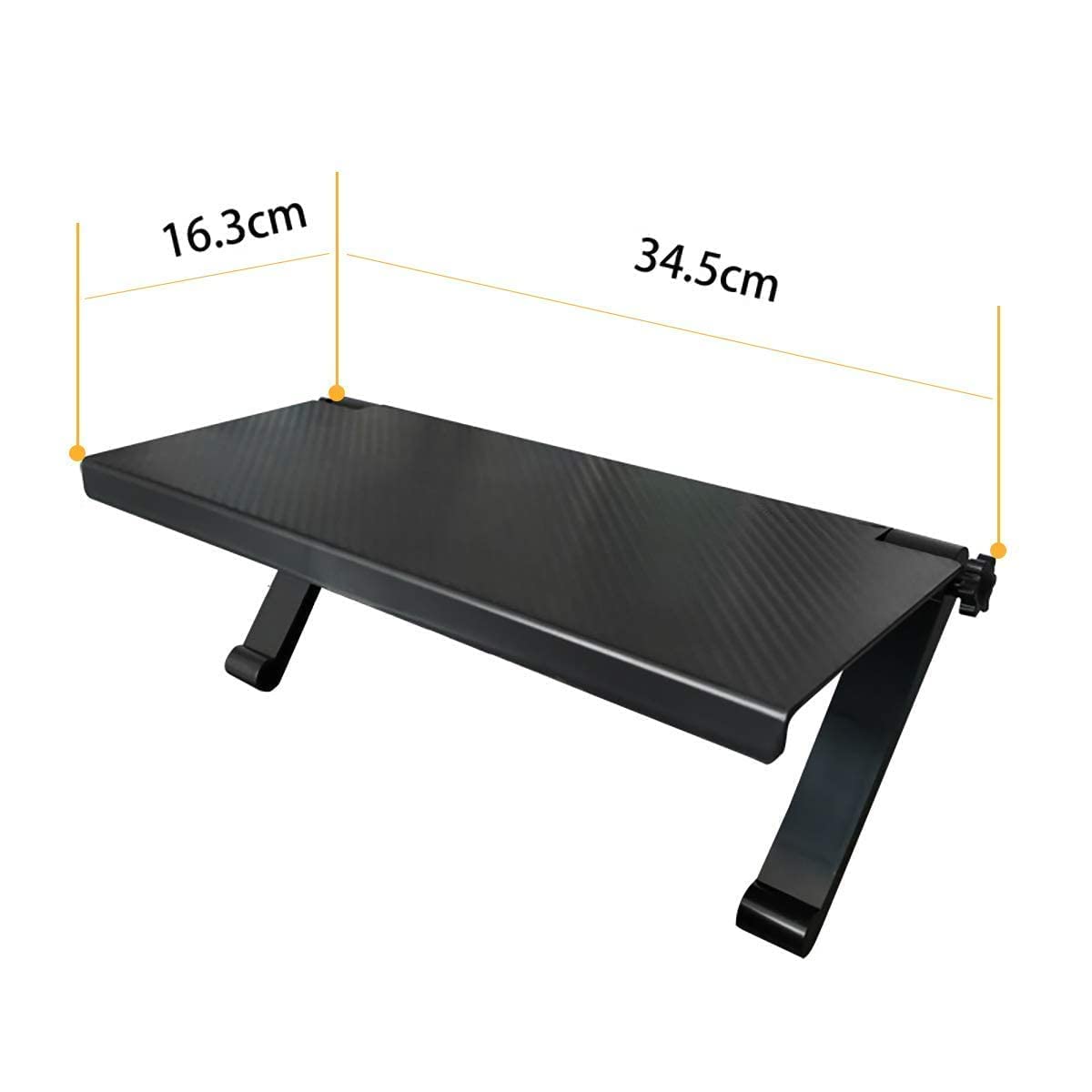 YINOVEEN 13'' TV Top Shelf, Adjustable Screen Top Mount Shelf Organizer for TV Monitor Screen, Used to Place Soundbar, Used to Place Cable Box, Used to Place Speakers(1 Pack)