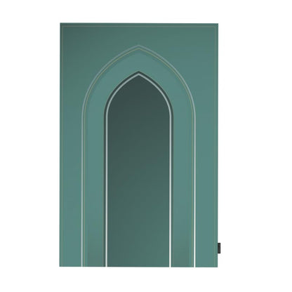 Al-Taqwa Waterproof Prayer Mat, a Durable Rug in Green made from Easy-to-Clean Material, 68x117 cm, for Comfortable Prayer, Ideal for Outdoor, Indoor, and Travel Use, Washable Salah Mat