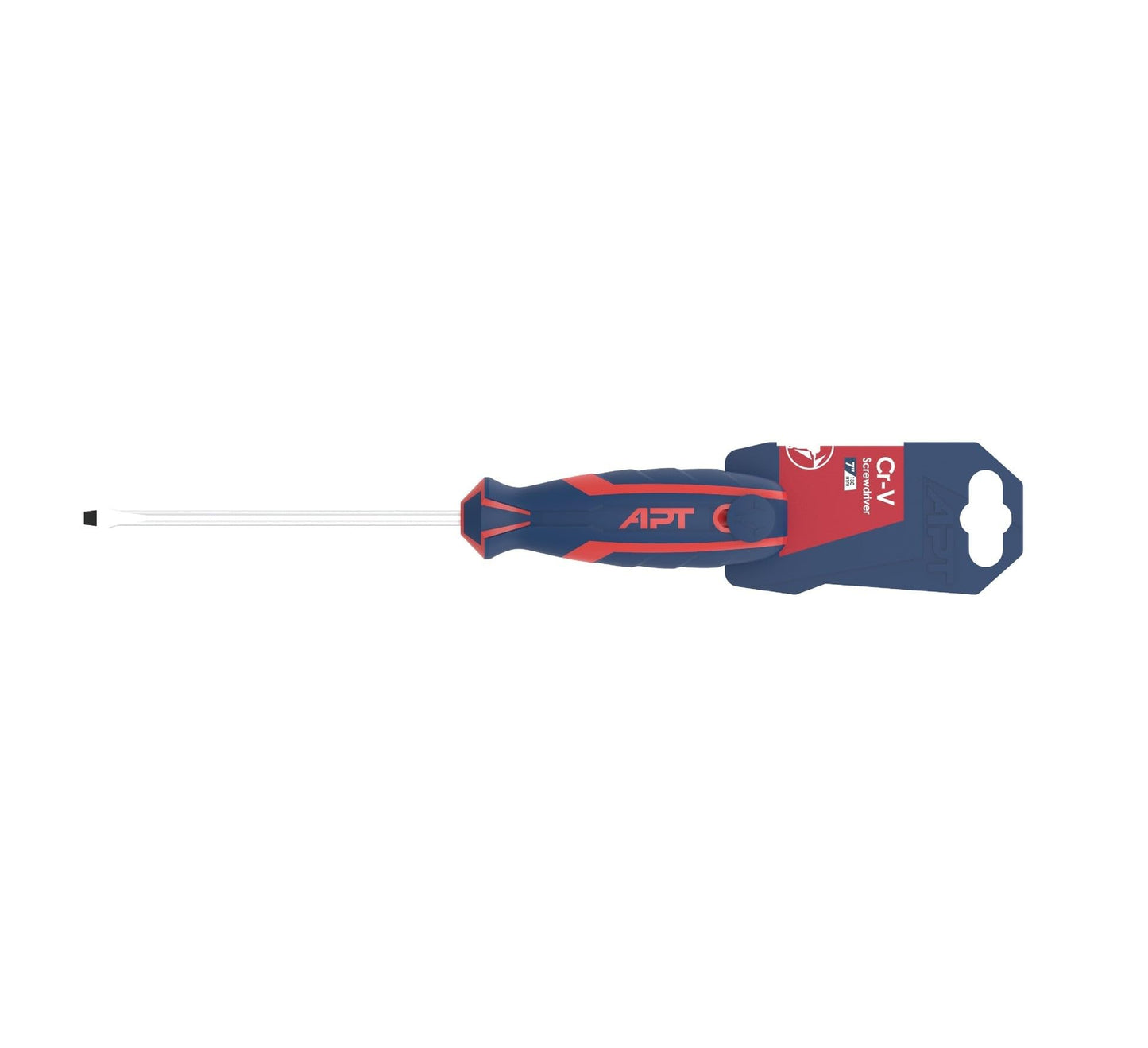 APT XT AH1412744-4x100 Narrow End Color Handle Screwdriver with Card Holder, SL4 x 100 mm Size