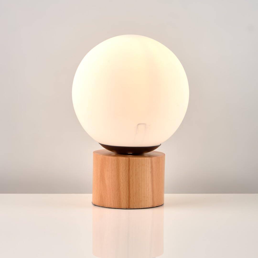 لومينا اباجوره مودرن خشبي من نجفه شوب lumina modern table lamp from nagafa shop TB68-C