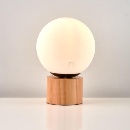 لومينا اباجوره مودرن خشبي من نجفه شوب lumina modern table lamp from nagafa shop TB68-C