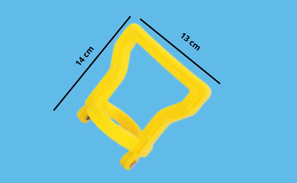 Stockpile Box Water Bottle Handle Lifter - 20L Ergonomic Plastic Labor Saving Barrel Holding Ring for Pail Buckets and Jars (Multicolour)