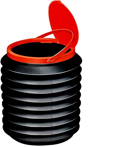 Enpei Car Folding Trash Can Table Storage Case Multifunctional Water Bucket Hanging Portable Waste Bin Garbage Can for Car