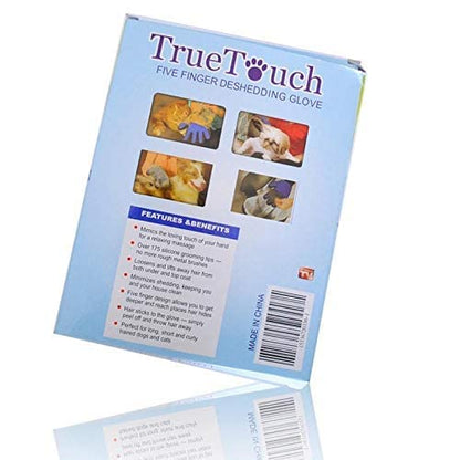 Comfortable Pet Grooming Glove Gentle Deshedding Brush Gloves Massage Tool for Dog Cat