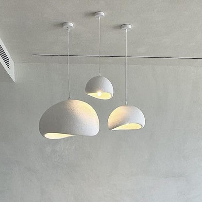 نجفة شوب - نجفة معلقة مودرن 3 قطع فايبر جلاس أبيض – إضاءة سقف ديكور للمطبخ والسفرة – قابلة لتعديل الارتفاع – تصميم بسيط وعصري – تصلح للاستخدام المنفصل أو المجمع G-3H-WH