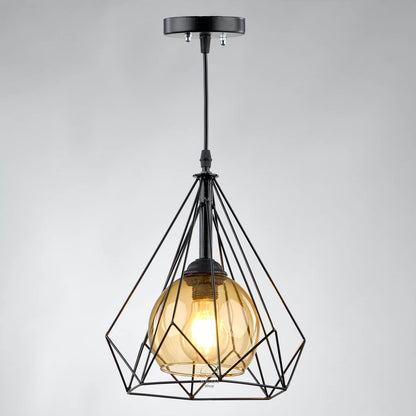 Nagafa Shop, Modern Diamond Linen Black,