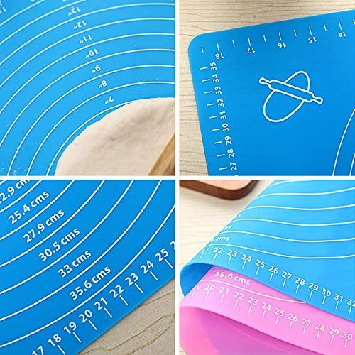 Large Silicone Baking Mat Non-stick Mat Thickening Kneading Dough Pad Baking Pastry Rolling Kitchen Baking Mat Bakeware Liners Pastry Baking Tools