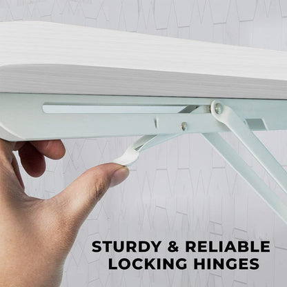 Wood Shoe Rack, Fits up to 15 Pairs, 4-Shelf Wooden Shoe Storage Organizer for Home, Knock-Down Design for Easy Assembly, Brown Finish