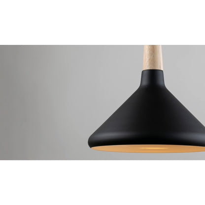 Nagafa Shop Black Modern Ceiling Chandelier, Geometric Pendant Light Fixture, Elegant Dining Room & Living Room Lamp, Contemporary Hanging Light