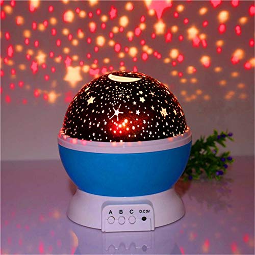 LED Star Master Rotating Night Light Projector Spin Starry Sky Star Master Children Kids Baby Sleep Romantic Led USB Lamp Projection Night Lighting Projector - Assorted item