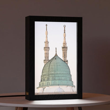 Natrual Wood 2 In 1 Photo Lighting Frame