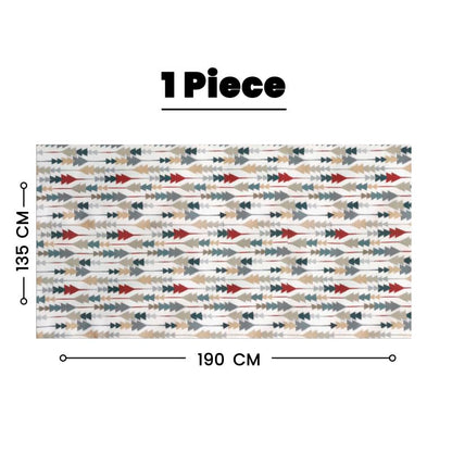 INTEX HOME Sofia Elegance Rectangular Tablecloth, Luxurious Linen Velvet, for Kitchen and Living Room Tables, Ideal for Ramadan and Events, 1 Pc, 130x90 cm, Easy-Care Fabric, Multicolour