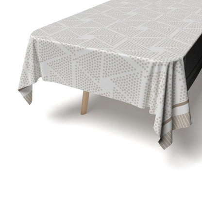 Tablecloth, Dust-Proof Soft Touch Cover, Machine Washable, Elegant Drape for Dining Kitchen Parties Hotel Use, Spill Resistant
